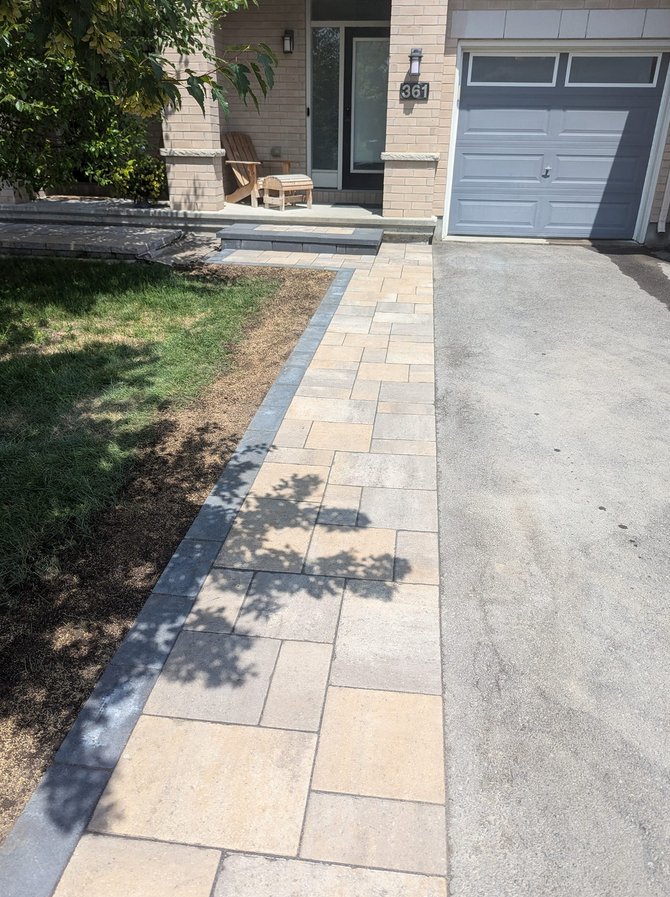 Gears Exteriors and Interlock landscaping work